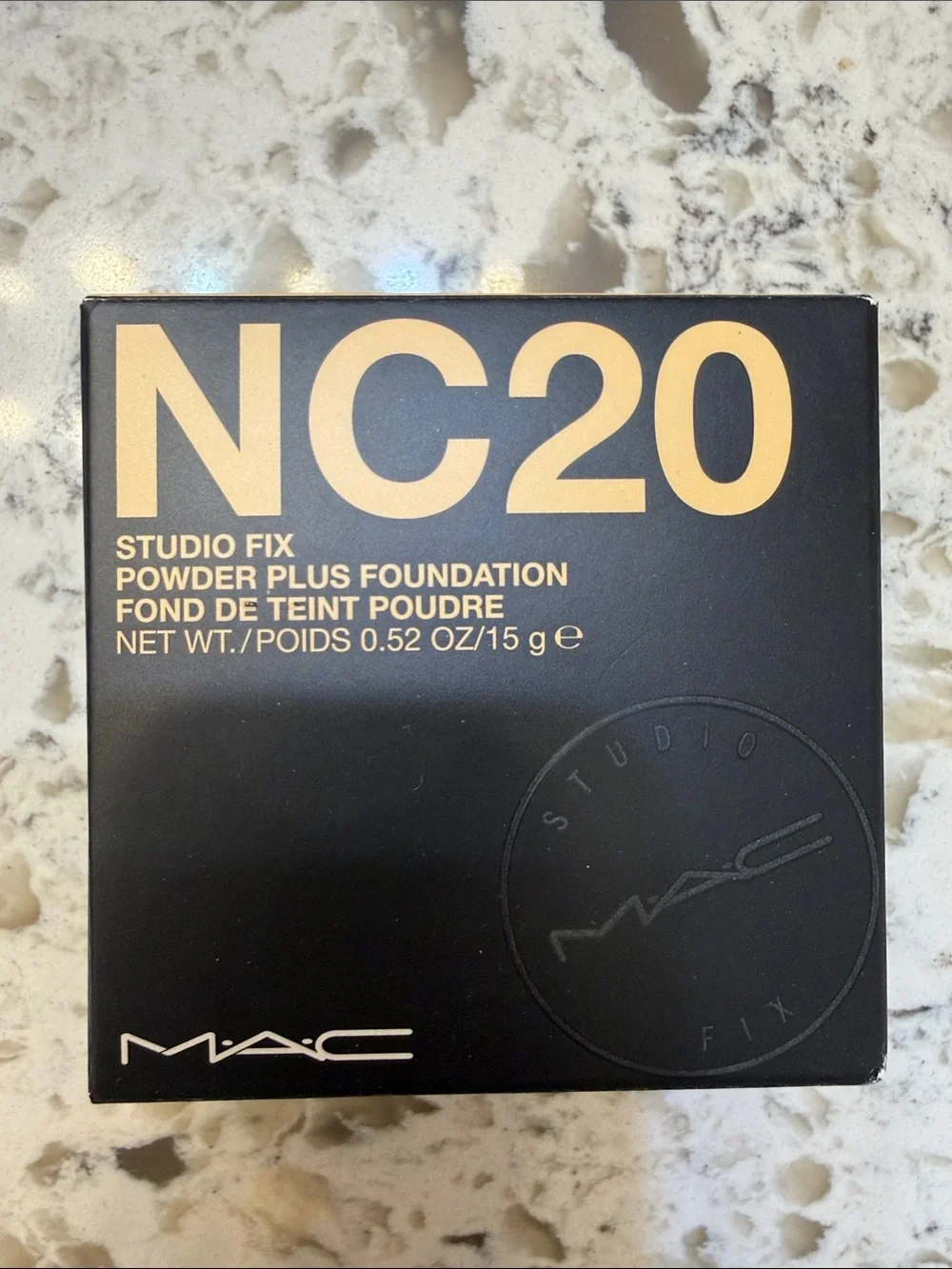 Rare and original MAC Studio Fix Powder Plus Foundation in shade NC20